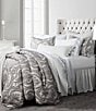 HiEnd Accents Nicole Oversized Damask Comforter Mini Set, Color:Gray - Image 1