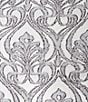 HiEnd Accents Nicole Oversized Damask Comforter Mini Set, Color:Gray - Image 3