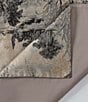 HiEnd Accents Pastoral Jacquard Collection French Toile Woven Metallic Comforter Mini Set, Color:Champagne - Image 4