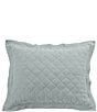 Color:Seafoam - Image 1 - Diamond Quilt Pillow Sham