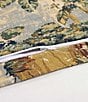 HiEnd Accents Provence Washed Linen Euro Sham, Color:Yellow/Vintage Tan - Image 2