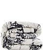 Color:Black - Image 3 - Indigo Hill by HiEnd Accents Ranch Life Western Toile Campfire Sherpa Throw