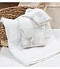 Color:White - Image 3 - Rosaline Linen 3-Piece Bath Towel Set