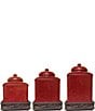 Color:Red - Image 1 - Savannah Canister Set