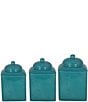 Color:Turquoise - Image 1 - Savannah Canisters, Set of 3
