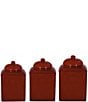 Color:Red - Image 1 - Savannah Canisters, Set of 3