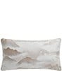 Color:Champagne - Image 1 - Serenity Modern Woven Jacquard Lumbar Pillow