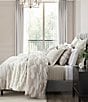 Color:Champagne - Image 1 - Hiend Accents Serenity Modern Woven Jacquard Mini Comforter Set