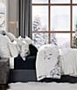 HiEnd Accents Ski Toile Collection Lyocell Comforter Mini Set, Color:Gray - Image 9