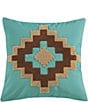 Color:Turquoise/Multi - Image 1 - Paseo Road by HiEnd Accents Southwestern Outdoor Pillow