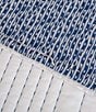 Color:Blue/White - Image 5 - Staccato Reversible Quilt Mini Set