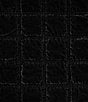 HiEnd Accents Stella Collection Faux Silk Velvet Double Box Stitched Throw Blanket, Color:Black - Image 3