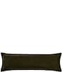 Color:Fern Green - Image 1 - Stella Faux Silk Velvet Long Lumbar Pillow