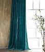 Color:Teal - Image 1 - Stella Lined Silk Velvet Window Treatment