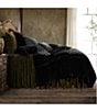 Color:Black - Image 2 - Stella Silk Velvet Bedspread Mini Set