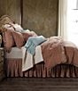HiEnd Accents Stella Silk Velvet Duvet Cover Mini Set, Color:Dusty Rose - Image 3