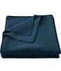 Color:Deep Blue - Image 2 - Stonewashed Cotton Velvet Quilt