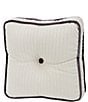 Color:Cream - Image 1 - Cable Knit Weave Tufted Boxed Pillow