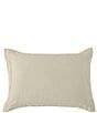 Color:Light Tan - Image 1 - Washed Linen Tailored Pillow Sham