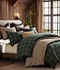 HiEnd Accents Windowpane Plaid Comforter Mini Set, Color:Hunter Green - Image 1