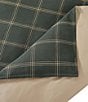HiEnd Accents Windowpane Plaid Comforter Mini Set, Color:Hunter Green - Image 4