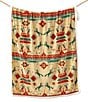 HiEnd Accents x Indigo Arizona Campfire Sherpa-Backed Southwestern Throw Blanket, Color:Tan/Multi - Image 4