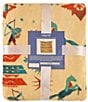 HiEnd Accents x Indigo Arizona Campfire Sherpa-Backed Southwestern Throw Blanket, Color:Tan/Multi - Image 5