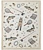 HiEnd Accents x Indigo Hill Angler Gear Campfire Sherpa Throw Blanket - Image 1