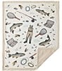 HiEnd Accents x Indigo Hill Angler Gear Campfire Sherpa Throw Blanket - Image 3