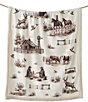 HiEnd Accents x Indigo Hill Western Range Campfire Sherpa Throw Blanket - Image 1