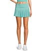 GB High Rise Pleated Tennis Skort, Color:Aqua Sky - Image 1