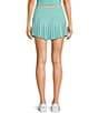 GB High Rise Pleated Tennis Skort, Color:Aqua Sky - Image 2