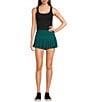 GB High Rise Pleated Tennis Skort, Color:Forest - Image 3