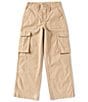 Hippie Girl Big Girls 7-16 Cargo-Pocket Wide-Leg Pants, Color:Khaki - Image 1