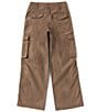 Hippie Girl Big Girls 7-16 Cargo-Pocket Wide-Leg Pants, Color:Latte - Image 2