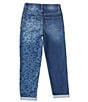 Color:Scarlet - Image 2 - Big Girls 7-16 Daisy High-Rise Mom Jean