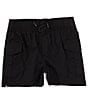 Color:Black - Image 1 - Big Girls 7-16 Flap Pocket Hippie Shorts