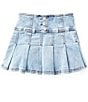 Color:Larry - Image 1 - Big Girls 7-16 Pleated Denim Skirt