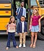 Hippie Girl Big Girls Pleated Denim Skirt, Color:Larry - Image 3