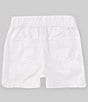 Color:White - Image 2 - Big Girls 7-16 Ruffle Hem Shorts