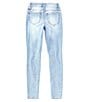 Color:Annabelle - Image 2 - Big Girls 7-16 Triple-Button Destruction Skinny Jeans