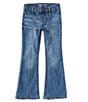 Color:Charlotte - Image 1 - Little Girls 4-6X Seam-Front Flare Jeans