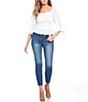 Color:Paolo Wash - Image 3 - Almost Vintage Super High Rise Skinny Jeans