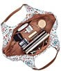 HOBO Batik Blooms La Jolla Canvas Tote Bag - Image 3