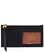 Color:Black - Image 1 - Carte Leather Card Case Wallet