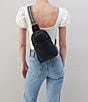 Color:Black - Image 5 - Cass Webbing Strap Sling Bag