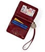 HOBO Coin Wristlet Wallet, Color:Garnet Gloss - Image 3