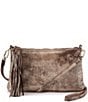 HOBO Darcy Metallic Leather Crossbody Bag, Color:Cocoa Platinum - Image 1