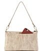 Color:Gold Leaf - Image 2 - Darcy Leather Convertible Crossbody Bag