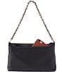 Color:Black - Image 2 - Darcy Leather Studded Strap Crossbody Bag